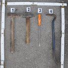 Juweliereinbruch: Gefundene Gegenstände