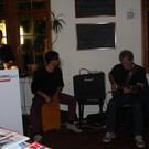 Trio Wandelspiel im Glashaus