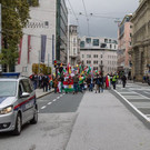 Kurden-Demonstration in Stadt Salzburg