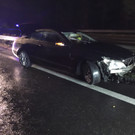 Schleuderunfall auf A14 