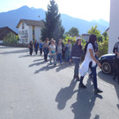 Elternaustausch bei keliner Wanderung