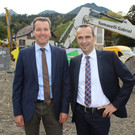 Spatenstich und Segnung der Baustelle am Saminapark