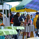 Herbstspaziergang über Sturm-Markt am Mirabellplatz