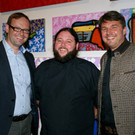 Daniel Steinhofer und Kurt Fischer mit Frankie von der Zwickeria.JPG