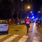 Pkw-Überschlag in der Stadt Salzburg