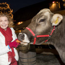 Prominenz am Weihnachtsmarkt auf Gut Aiderbichl