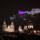 Weltfrühchentag: Festung leuchtet lila