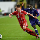 Marco Friedl bei seinem Pflichtspieldebüt für den FC Bayern München
