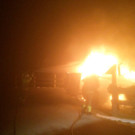 Traktor in Kaprun in Brand