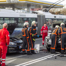 Pkw-Kollision auf der Münchner Bundesstraße