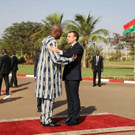Macron in Burkina Faso