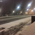 Erster Schnee in Wien