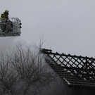 Stallgebäude in Lustenau in Brand