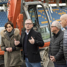 Südtribüne: Spatenstich in der Cashpoint-Arena in Altach