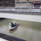 Fahrzeugsuche in der Salzach bei Hallein I