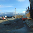 Bauarbeiten Cashpoint Arena 