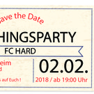 Faschingsparty im Clubheim des FC-Hard
