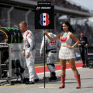Die "Grid-Girls" der Formel 1
