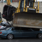 Luxusautos im Millionenwert verschrottet