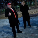 "Trump" und "Jong-un" bei Eröffnungsfeier