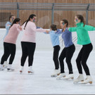 Junge Eiskunstläufer in Rankweil