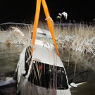 Pkw landete im Neusiedler See