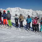 Kaiserwetter beim Skirennen der Mittelschule Schruns-Grüt