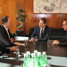 Sebastian Kurz und Heinz-Christian Strache im VN-Interview im Bundeskanzleramt