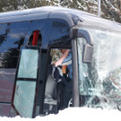 Busunglück am Pass Gschütt
