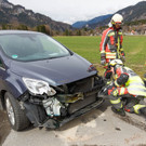 Pkw kollidiert mit Montafonerbahn