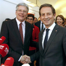 Präsentation der SPÖ-ÖVP-Koalition