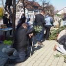 Palmbinden und Weihe