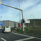 Unfall im Ambergtunnel: Stau auf A14