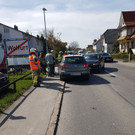 Mann fuhr auf Stauende auf