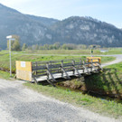 Neue Brücke über den Gostgraben