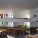 Orgel in der Pfarrkirche Tisis schon weitgehend aufgebaut