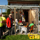 Die Radlergruppe im Bannriet