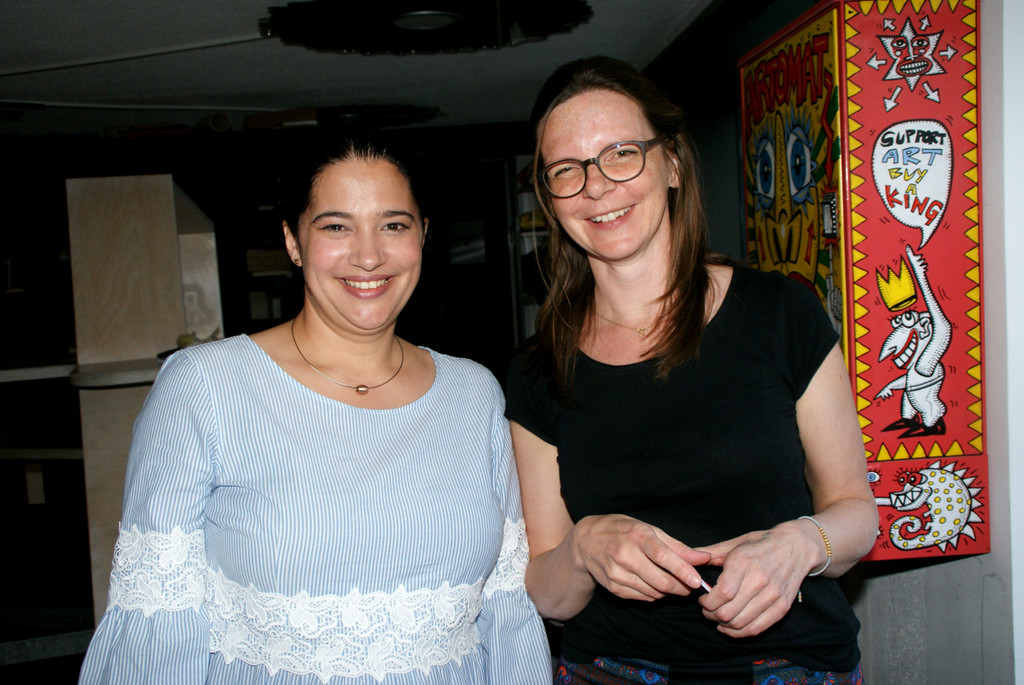 Simone Engel und Gabi Hampson.JPG