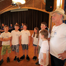 Jungmusikanten aus den Dreiklang-Gemeinden Schnifis, Düns und Dünserberg musizieren gemeinsam