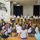Militärmusik in der VS Meiningen