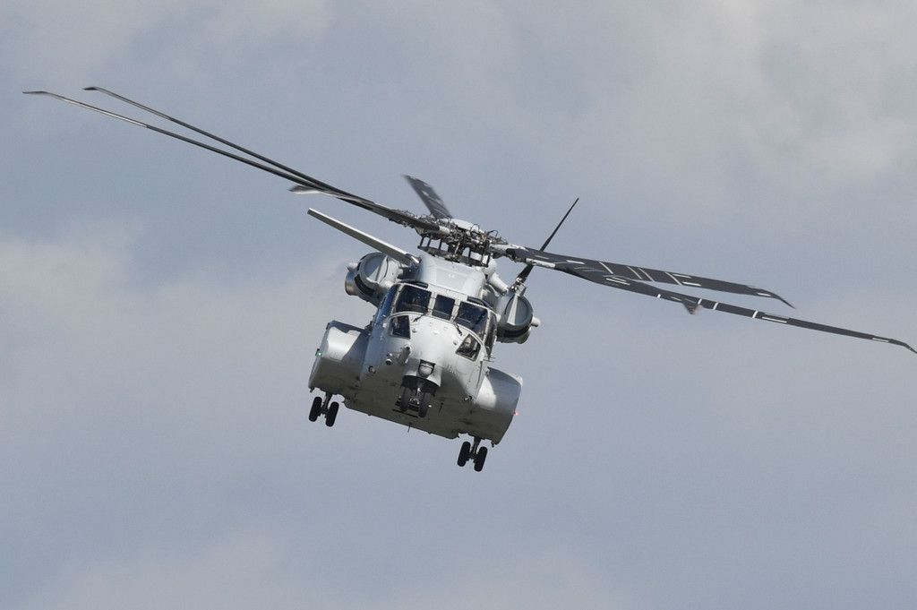 Die Sikorsky CH-53K King Stallion.