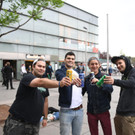 Demo gegen Alkoholverbot am Praterstern