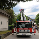 Maibaumaufstellen in Anif