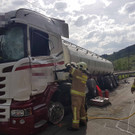 Lkw-Unfall auf der B320