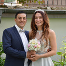 Veronika Krylova und Stanoja Stankovic feierten ihre standesamtliche Trauung.