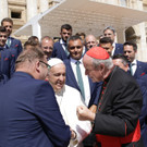 Rapid Wien beim Papst