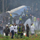 Flugzeug-Absturz am Flughafen von Havanna