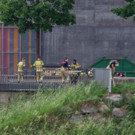 Übung: Hochwasserschutz errichtet
