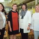 Bildungslandesrätin bedankte sich bei Abschlussabend des Berufsorientierungsprojekts PREVIEW am BG Lustenau bei allen Mitwirkend