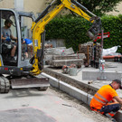 Baustelle an der Alten Grazer Bundesstraße